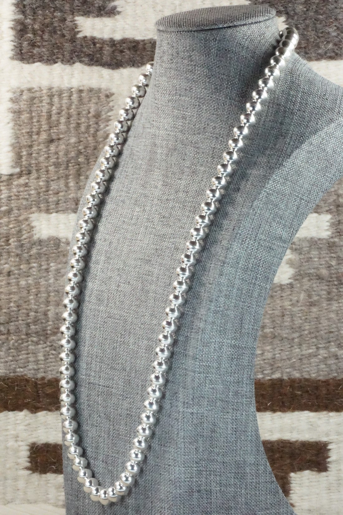 Sterling Silver Navajo Pearl Necklace - Tonisha Haley