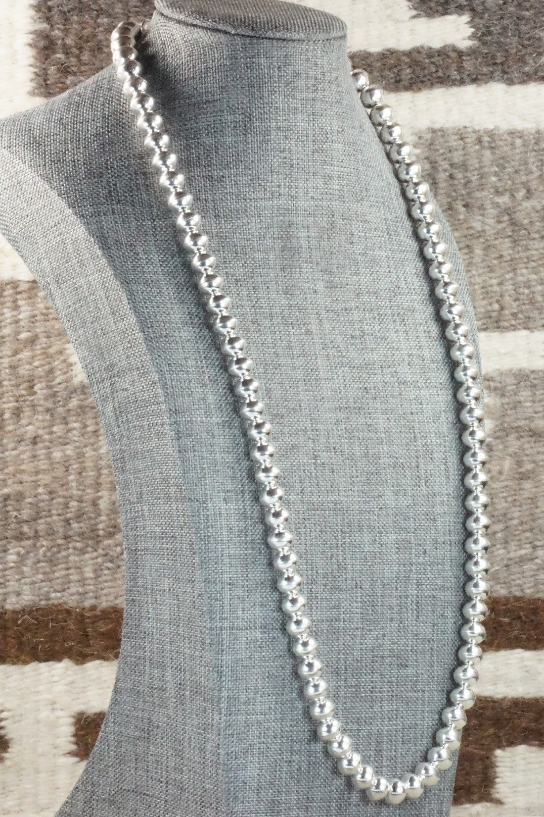 Sterling Silver Navajo Pearl Necklace - Tonisha Haley