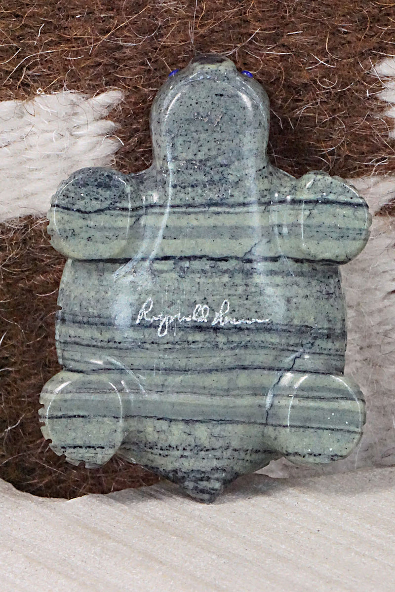 Turtle Zuni Fetish Carving - Reynold Lunasee