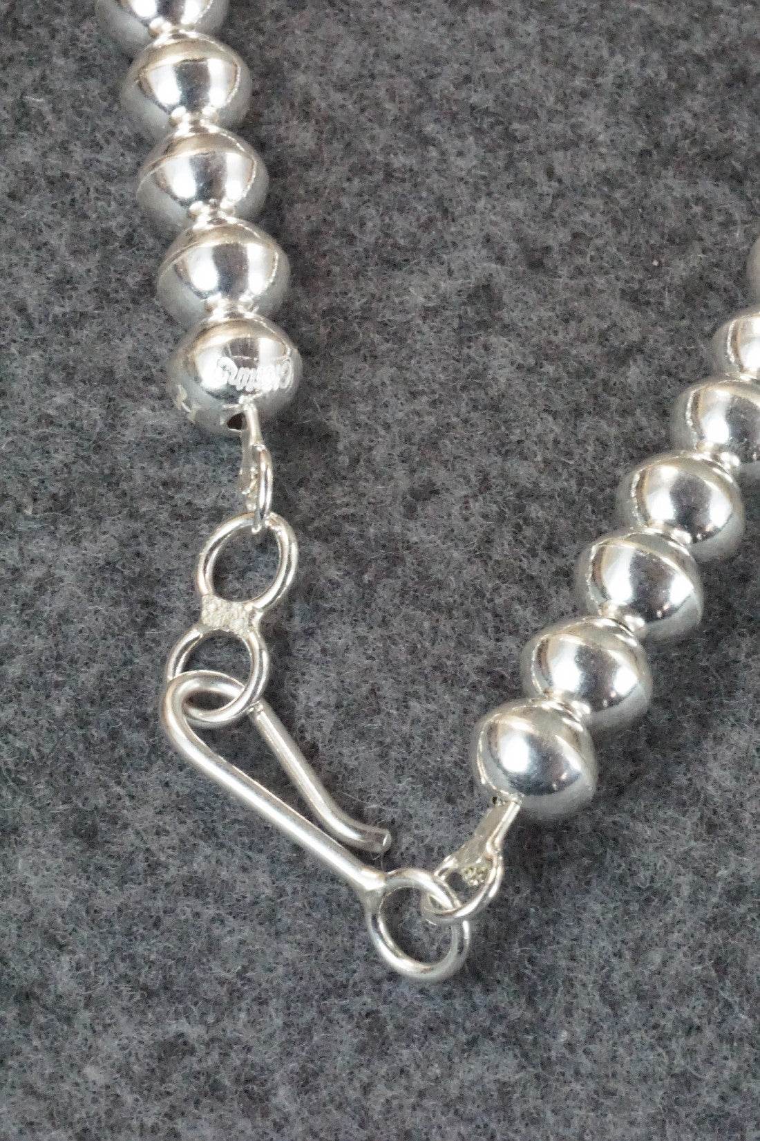 Sterling Silver Navajo Pearl Necklace - Tonisha Haley