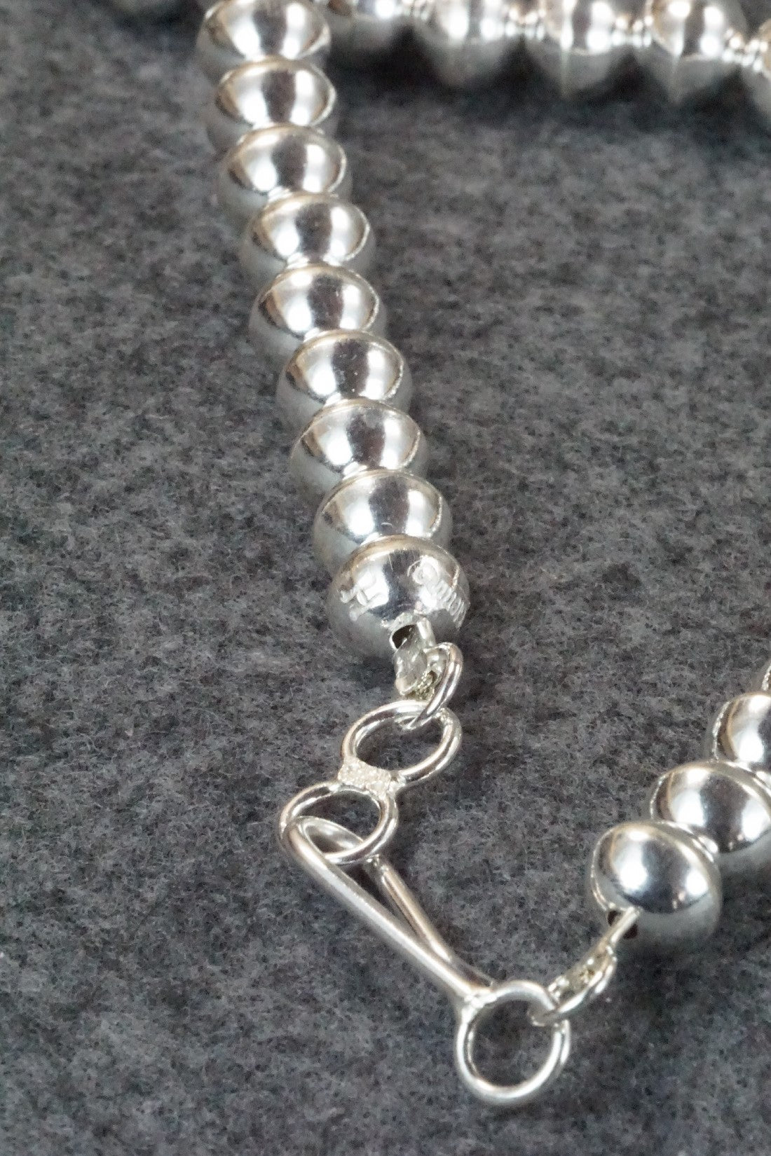 Sterling Silver Navajo Pearl Necklace - Tonisha Haley