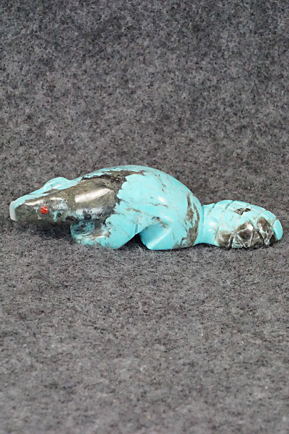 Beaver Zuni Fetish Carving - Reynold Lunasee