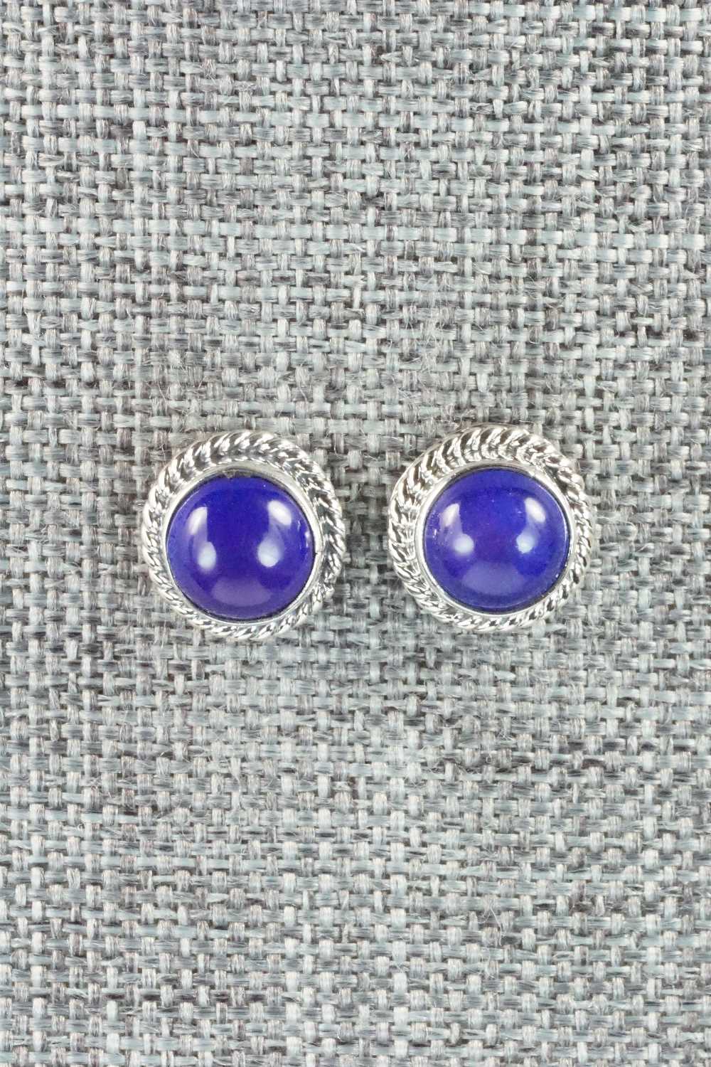 Lapis and Sterling Silver Earrings - Annissa Martinez