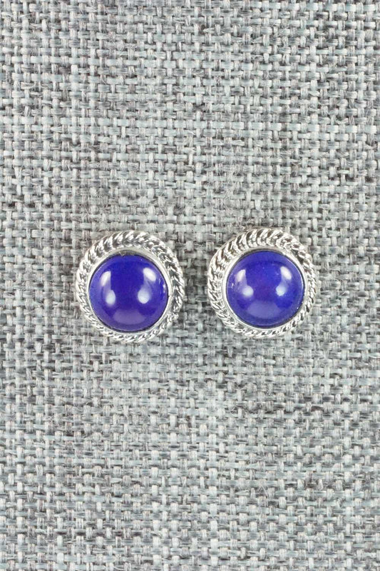 Lapis and Sterling Silver Earrings - Annissa Martinez