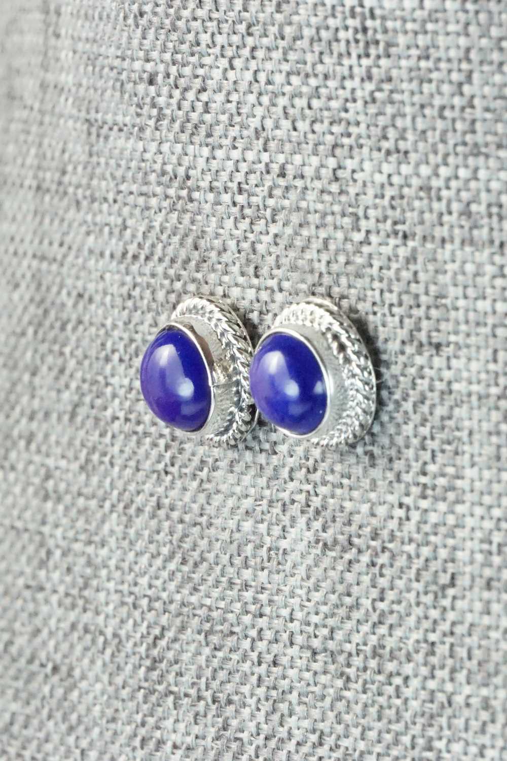 Lapis and Sterling Silver Earrings - Annissa Martinez