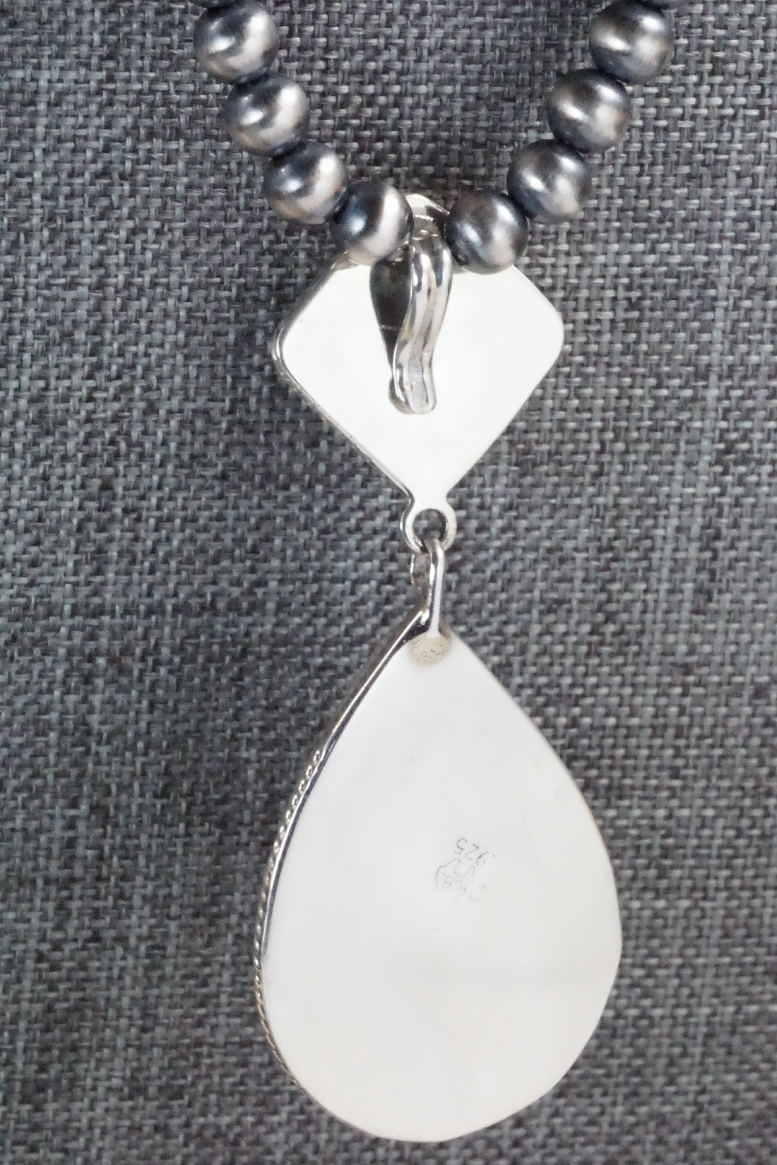 Turquoise & Sterling Silver Necklace - Loretta Delgarito