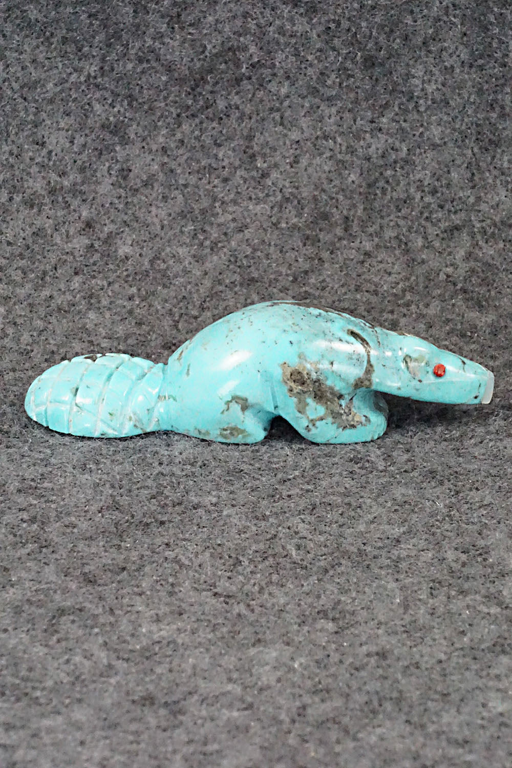 Beaver Zuni Fetish Carving - Reynold Lunasee