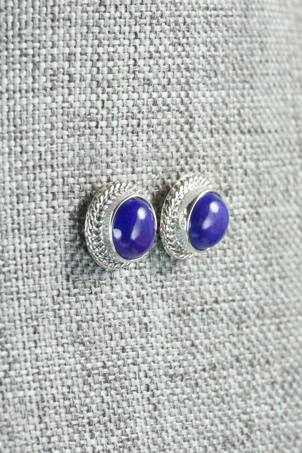 Lapis and Sterling Silver Earrings - Annissa Martinez