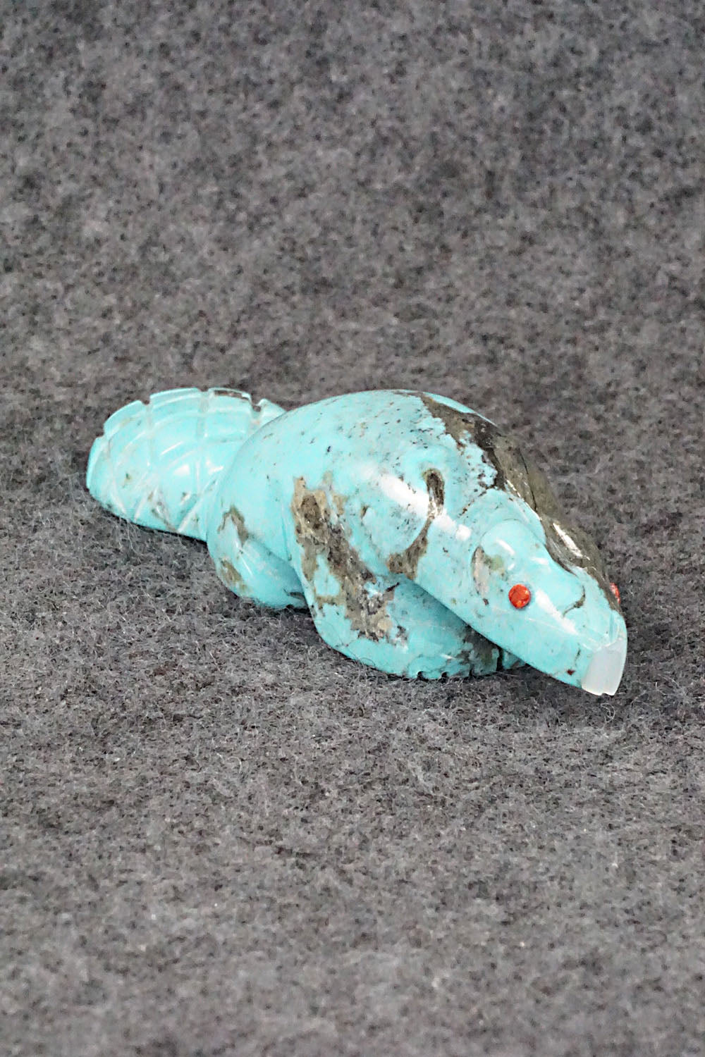 Beaver Zuni Fetish Carving - Reynold Lunasee