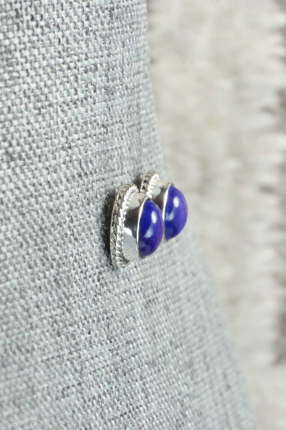 Lapis and Sterling Silver Earrings - Annissa Martinez