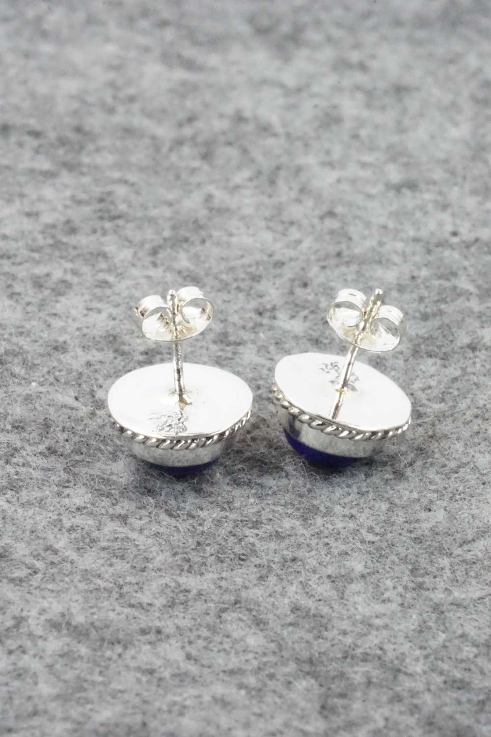 Lapis and Sterling Silver Earrings - Annissa Martinez