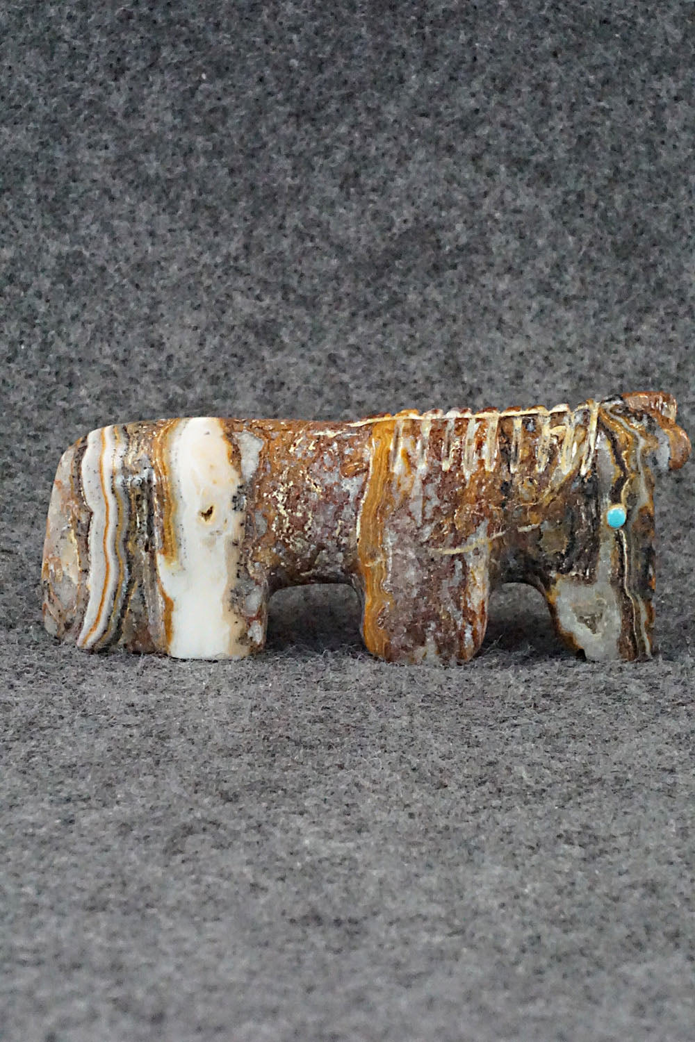 Horse Zuni Fetish Carving - Reynold Lunasee