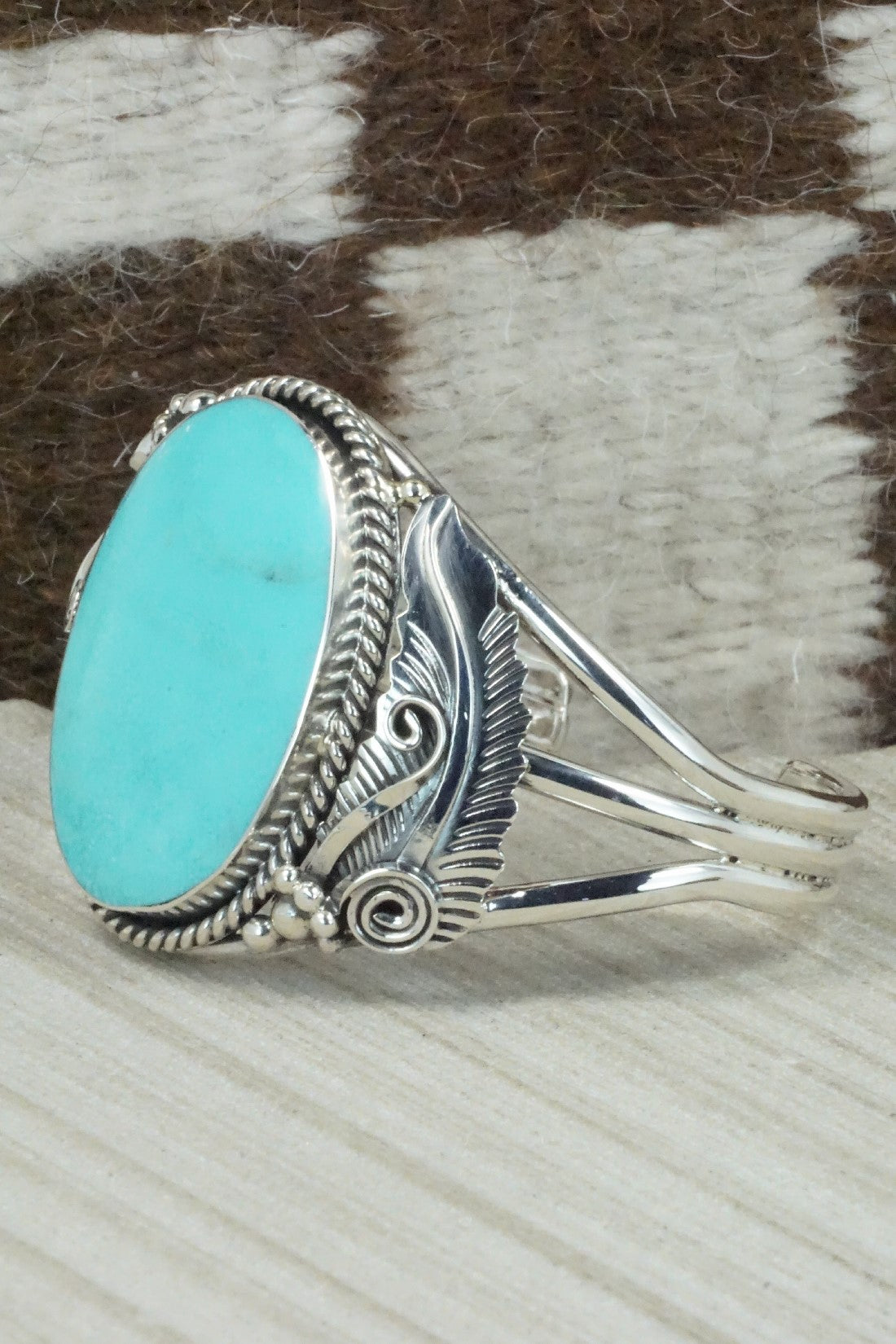 Turquoise & Sterling Silver Bracelet - Gilbert Smith