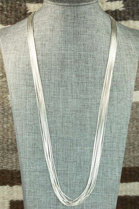 Liquid Silver Necklace - Sterling Silver 30"