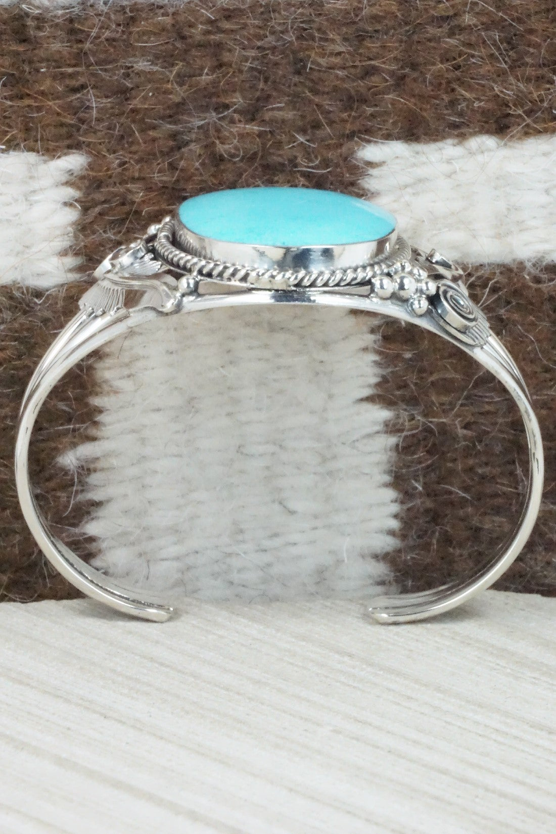 Turquoise & Sterling Silver Bracelet - Gilbert Smith