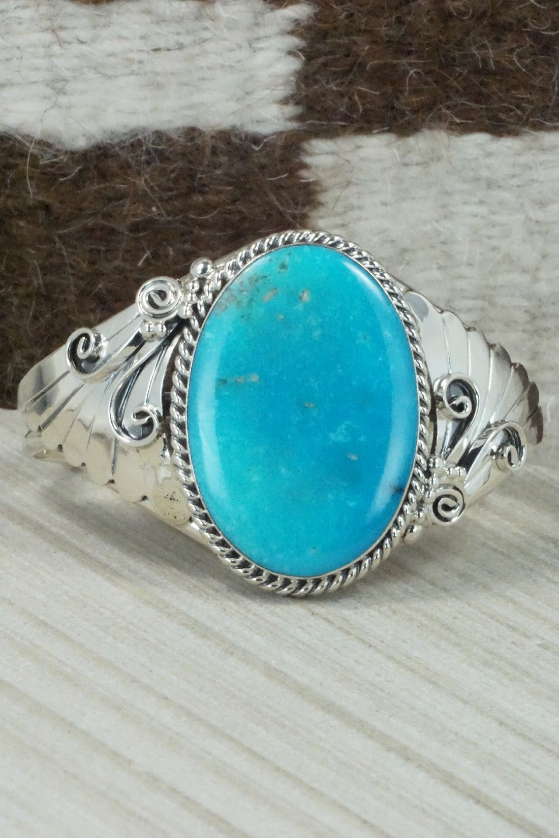 Turquoise & Sterling Silver Bracelet - Gilbert Smith