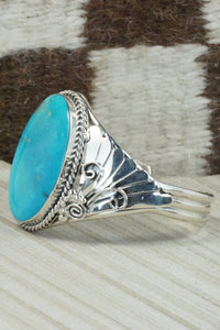 Turquoise & Sterling Silver Bracelet - Gilbert Smith
