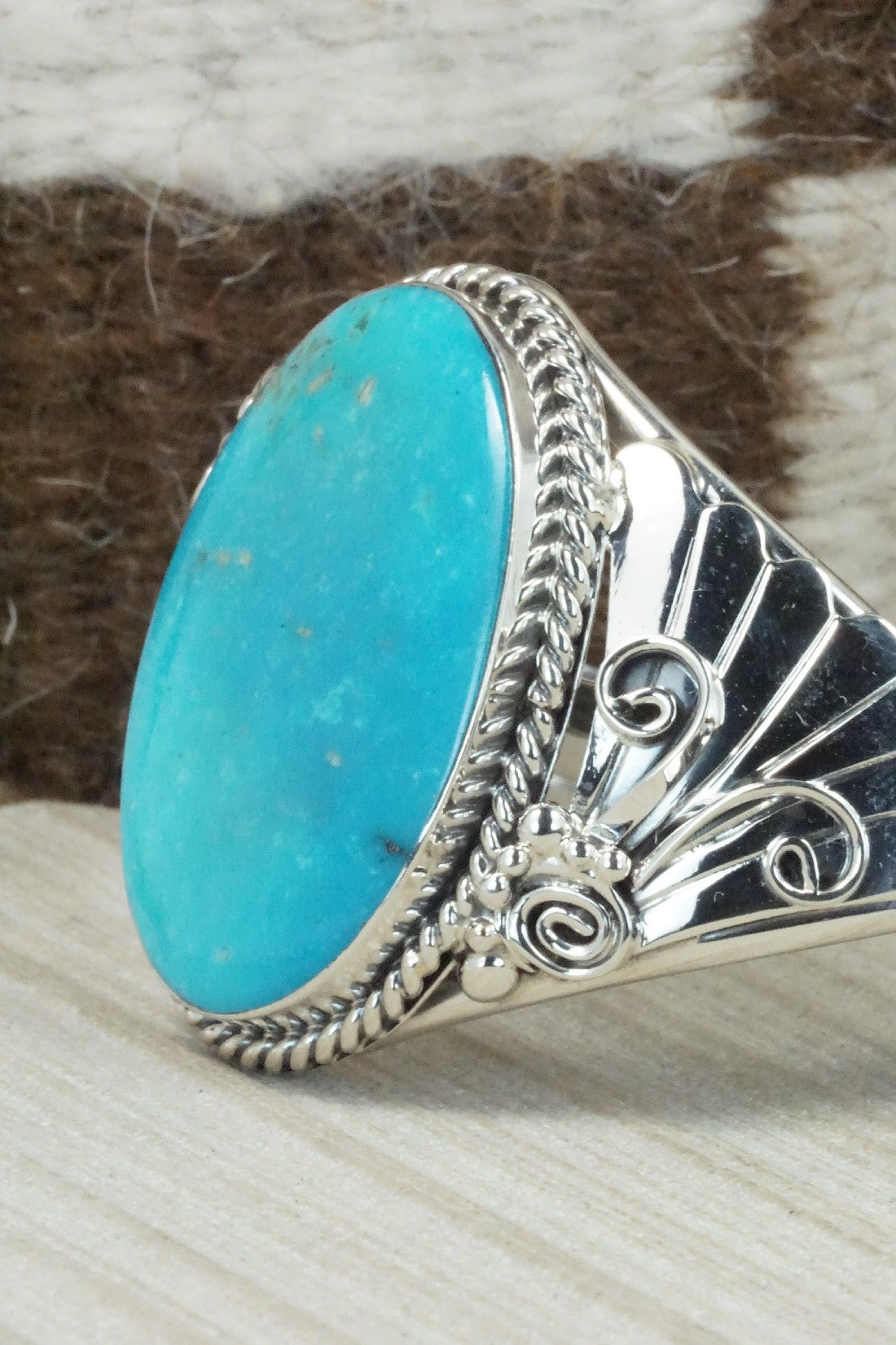 Turquoise & Sterling Silver Bracelet - Gilbert Smith