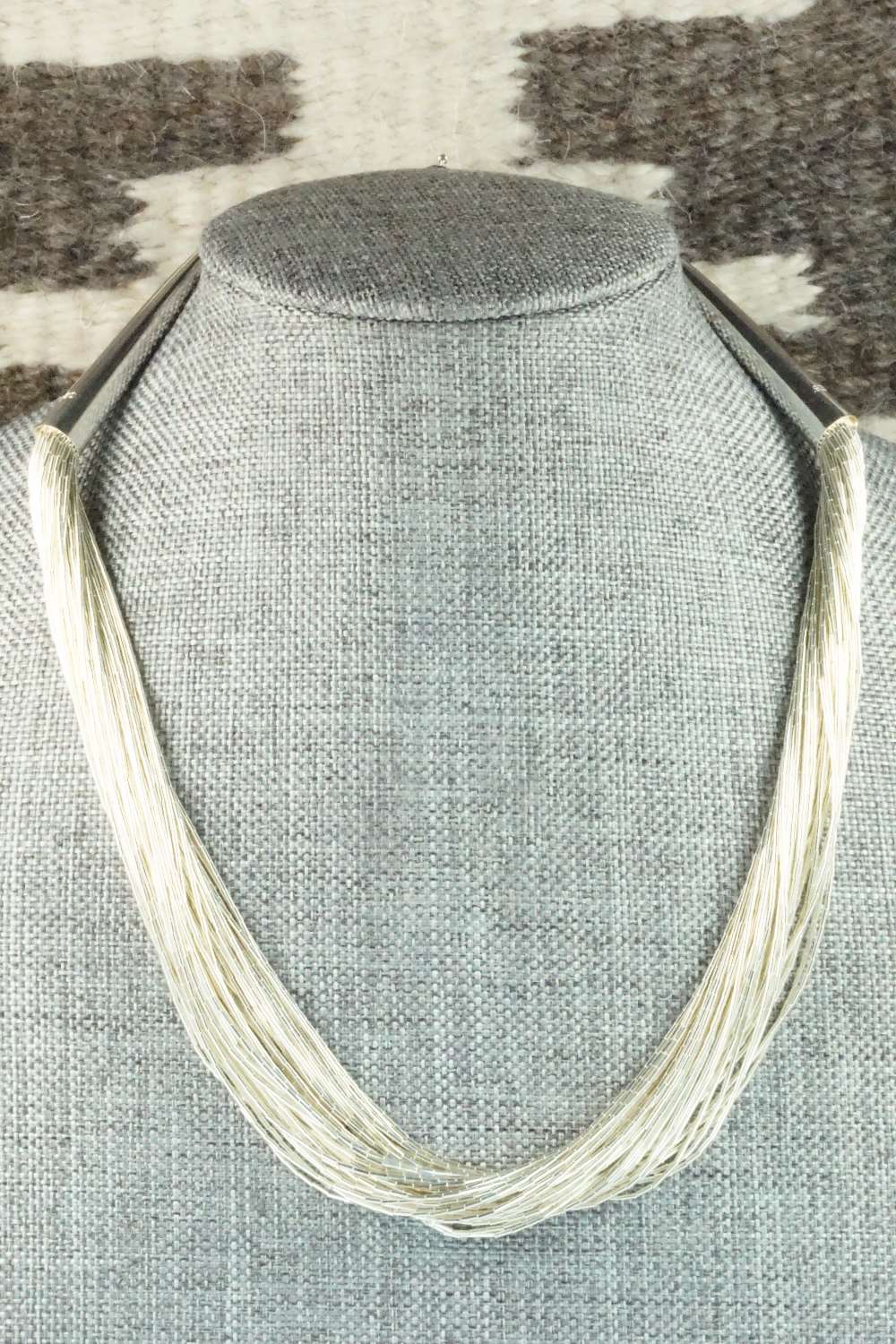 Liquid Silver Necklace - Sterling Silver 16"