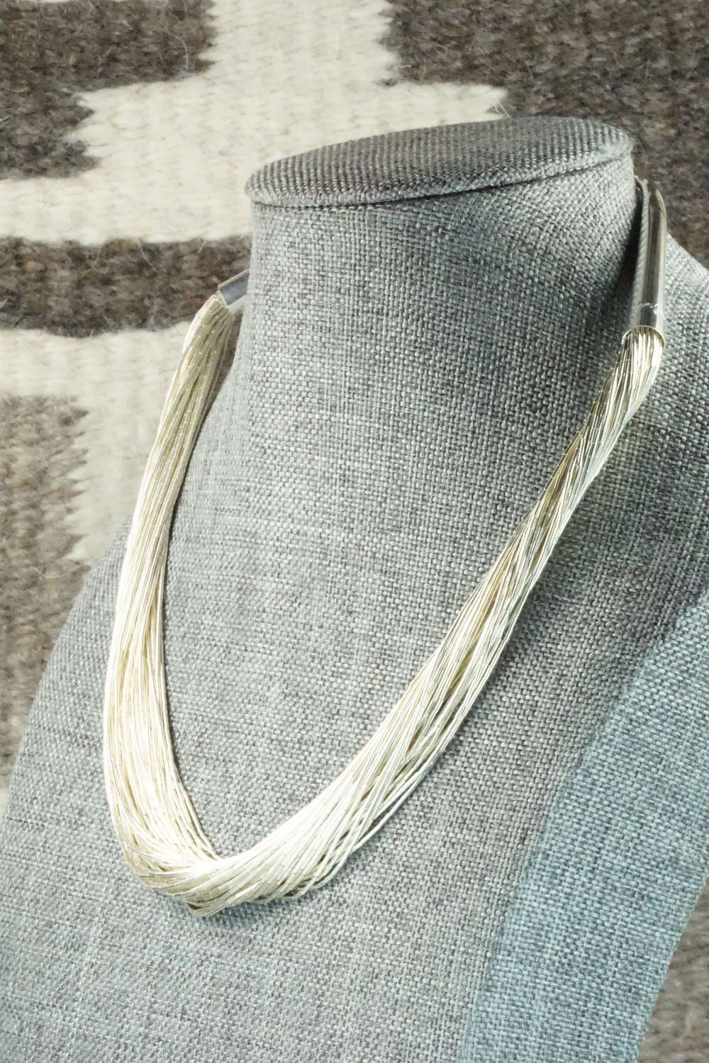 Liquid Silver Necklace - Sterling Silver 16"
