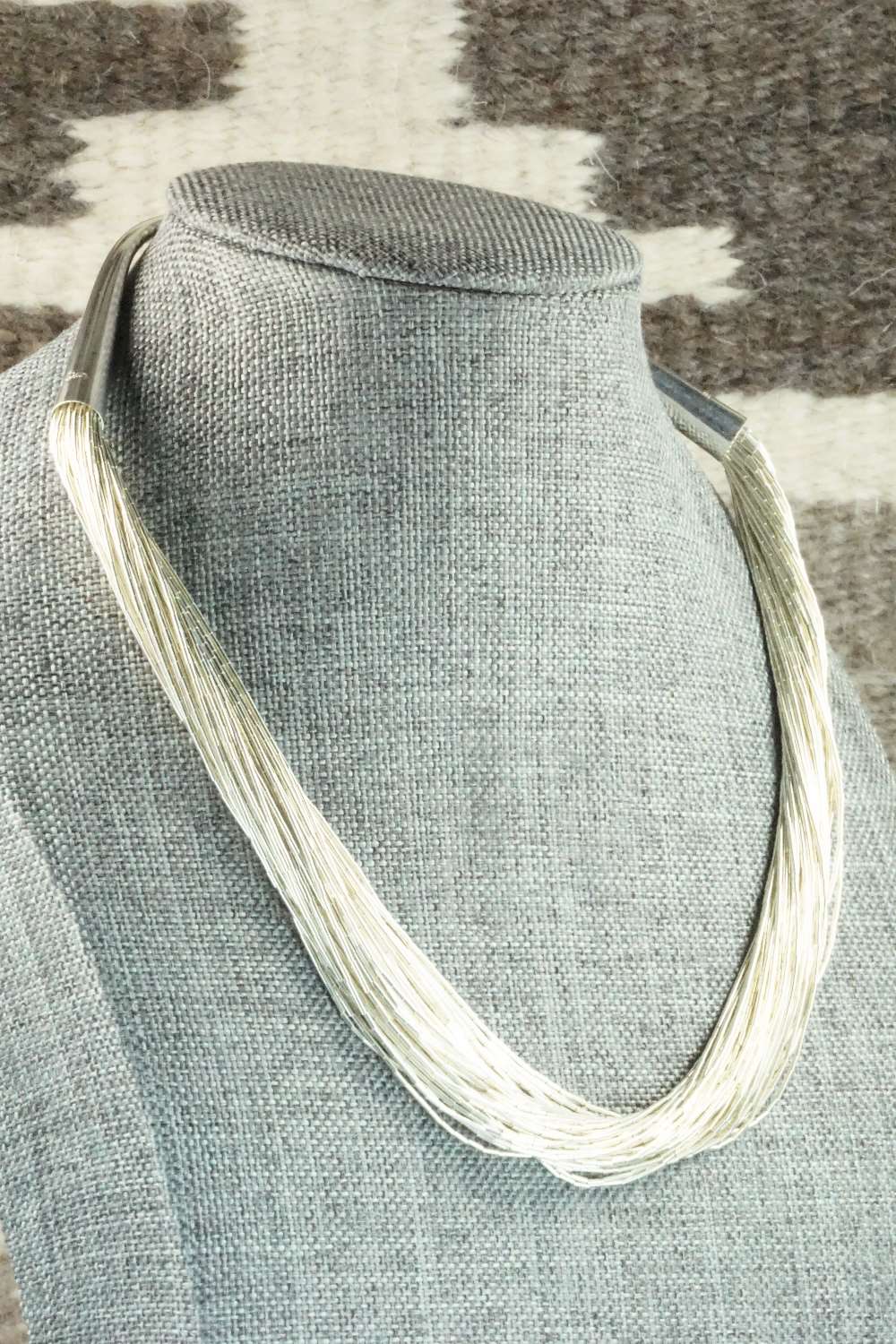 Liquid Silver Necklace - Sterling Silver 16"
