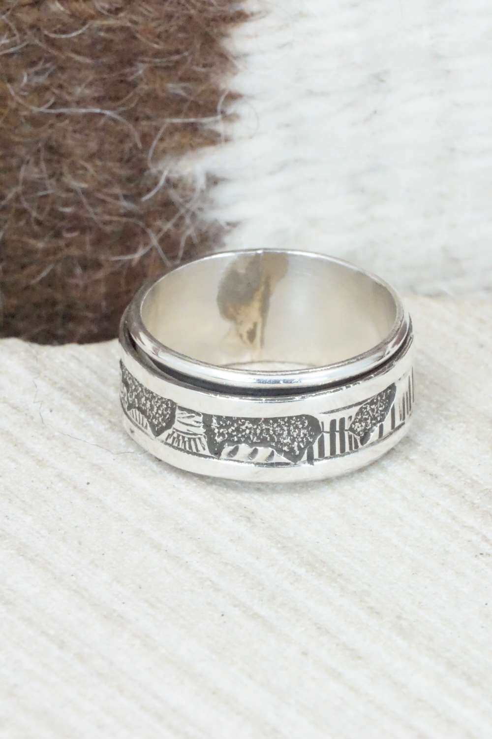 Sterling Silver Ring - Elaine Becenti - Size 9