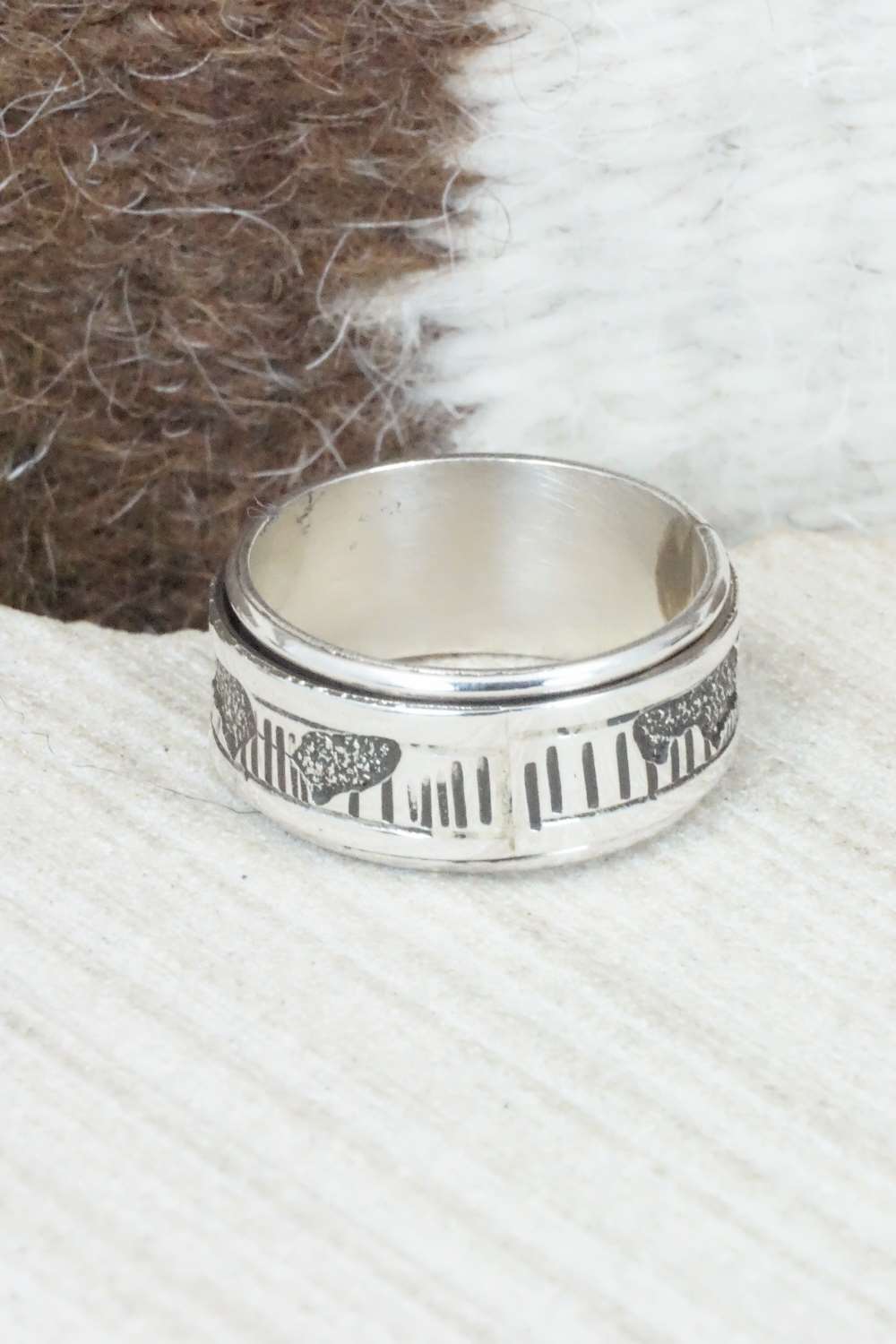 Sterling Silver Ring - Elaine Becenti - Size 9