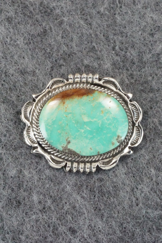 Turquoise & Sterling Silver Pendant - Sadie Jim
