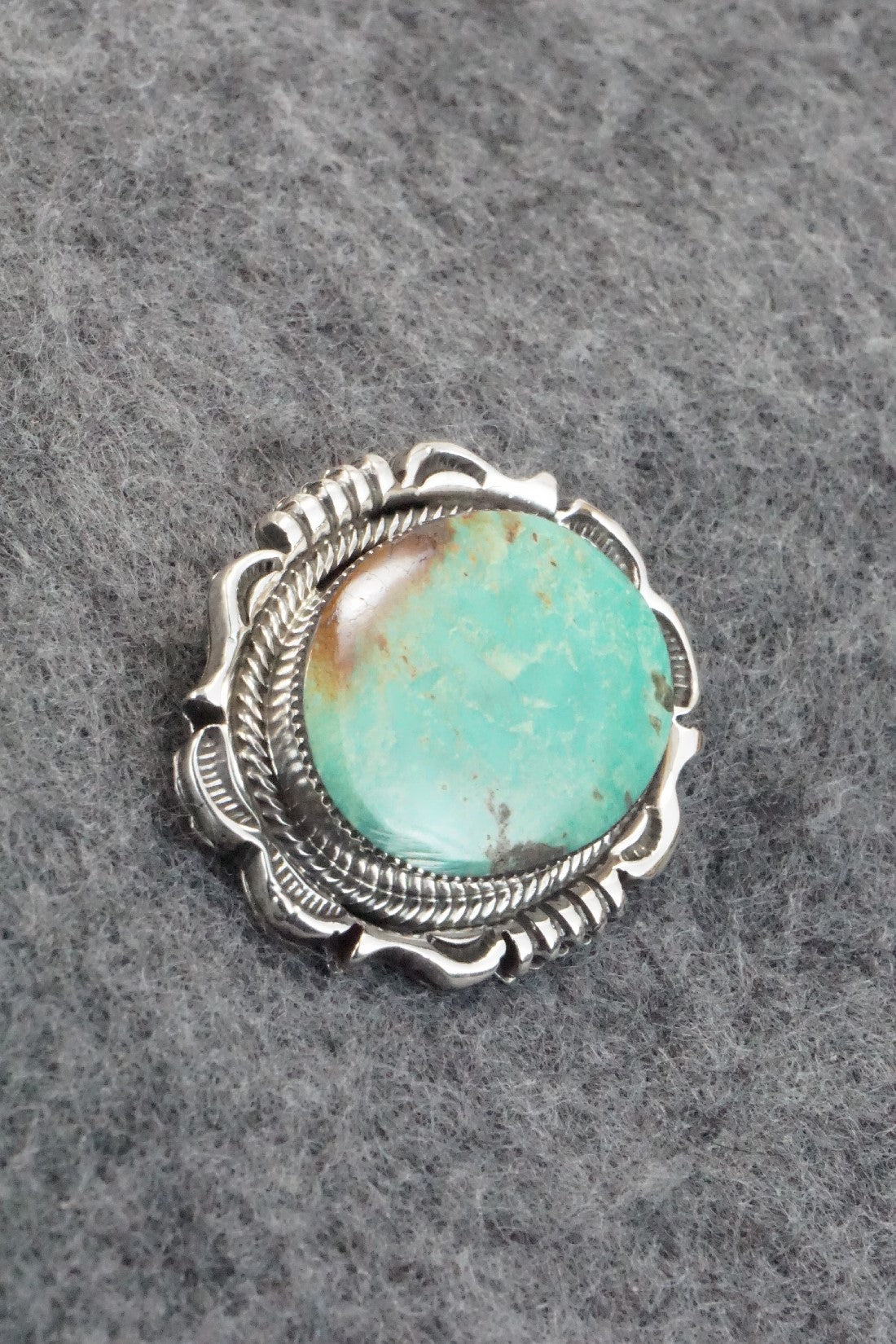 Turquoise & Sterling Silver Pendant - Sadie Jim