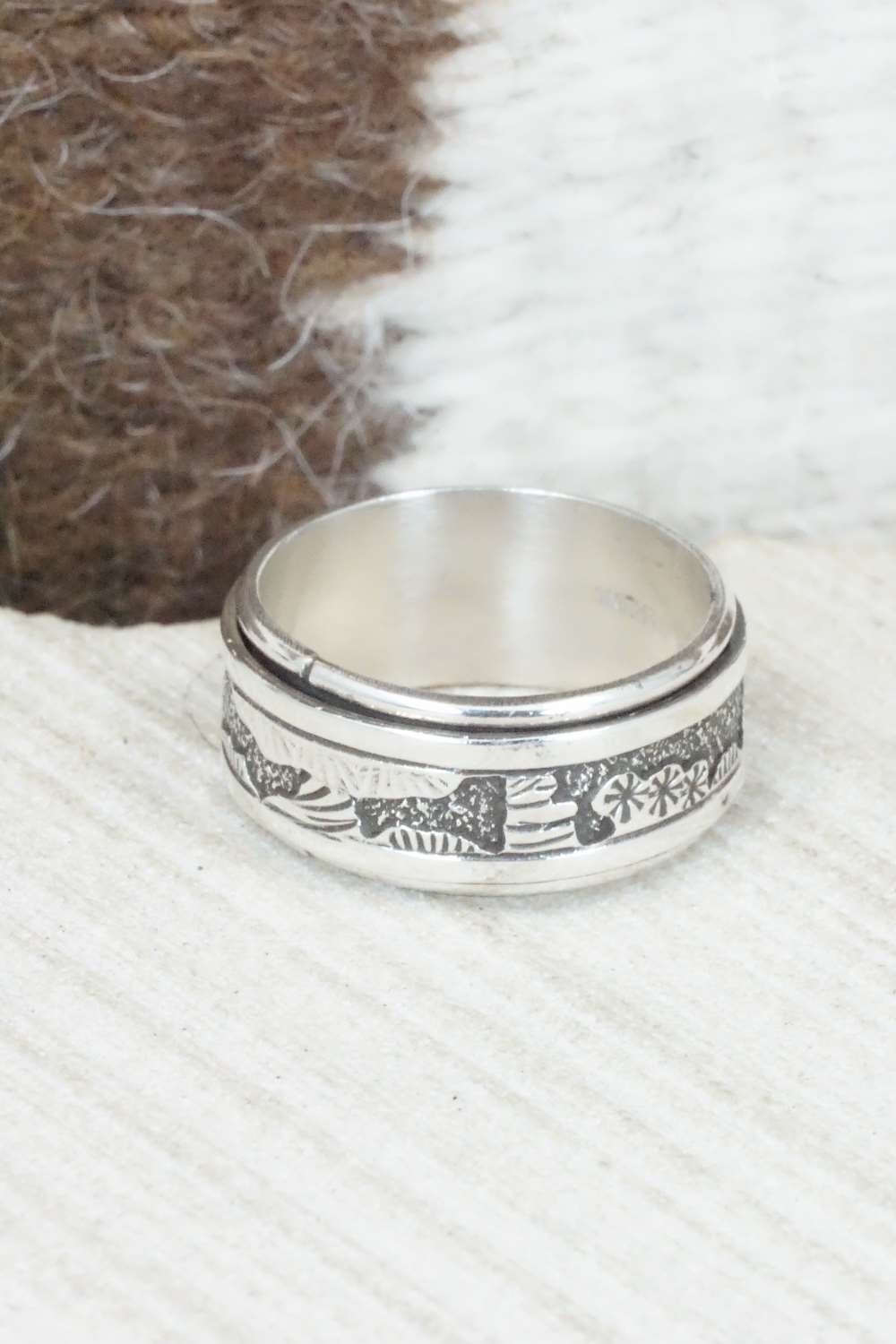 Sterling Silver Ring - Elaine Becenti - Size 9