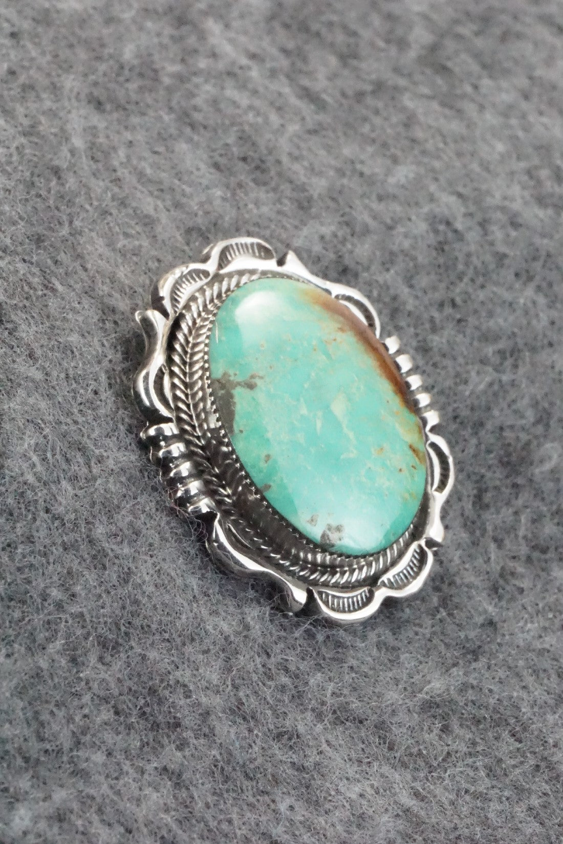 Turquoise & Sterling Silver Pendant - Sadie Jim
