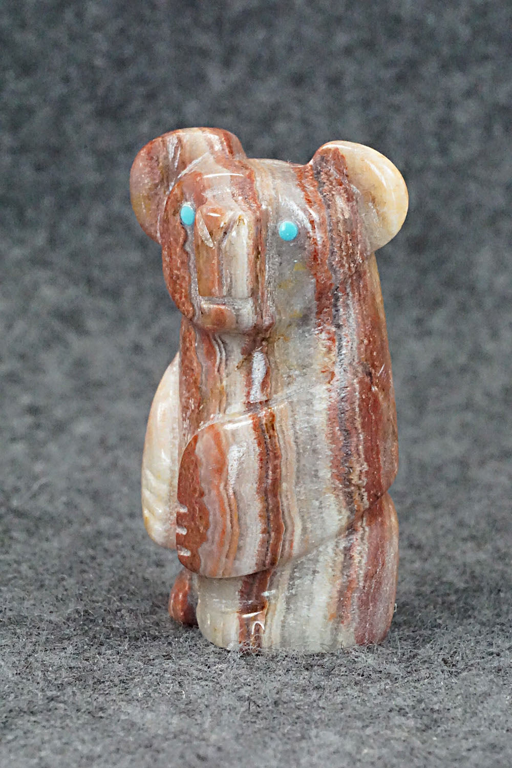 Bear Zuni Fetish Carving - Reynold Lunasee