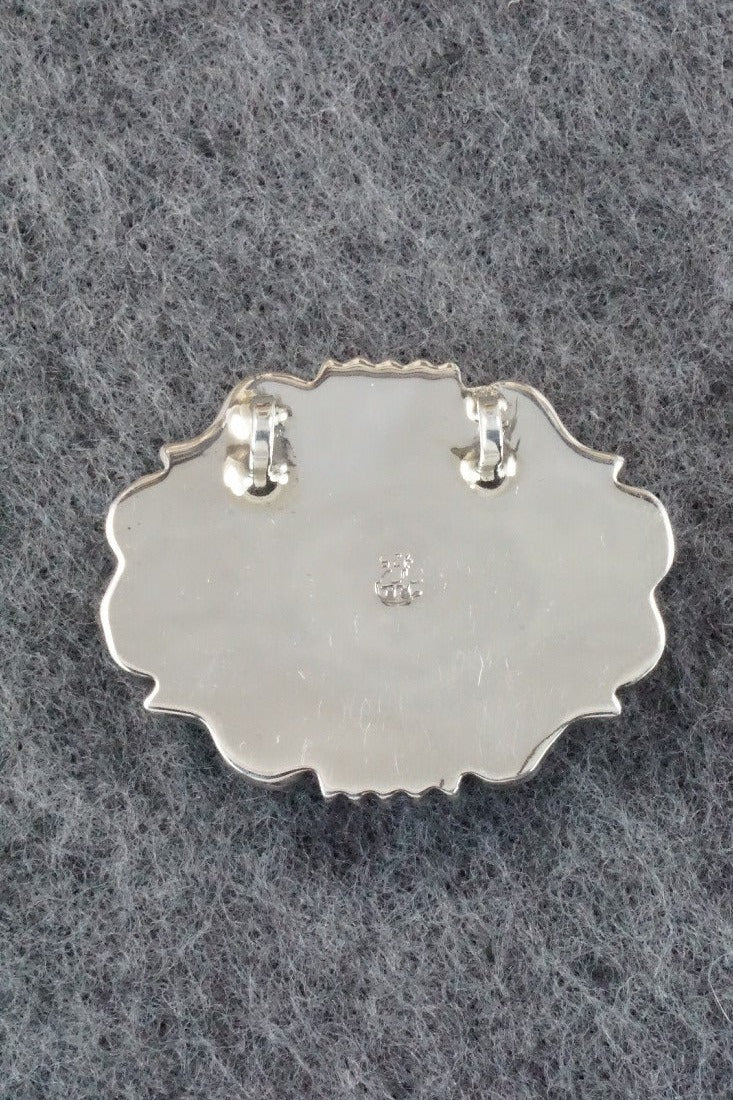 Turquoise & Sterling Silver Pendant - Sadie Jim