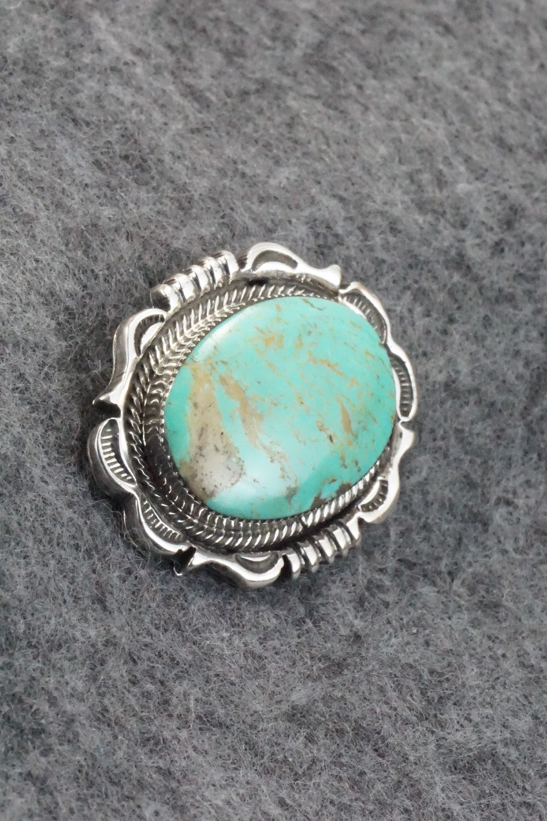Turquoise & Sterling Silver Pendant - Sadie Jim
