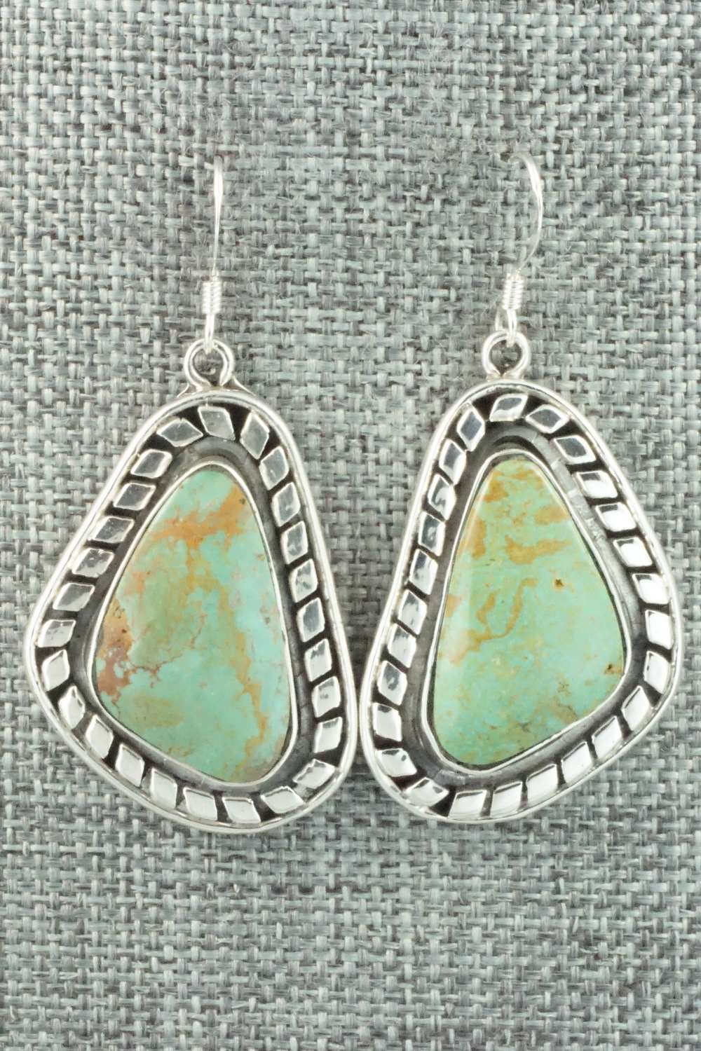Turquoise & Sterling Silver Earrings - Sharon McCarthy