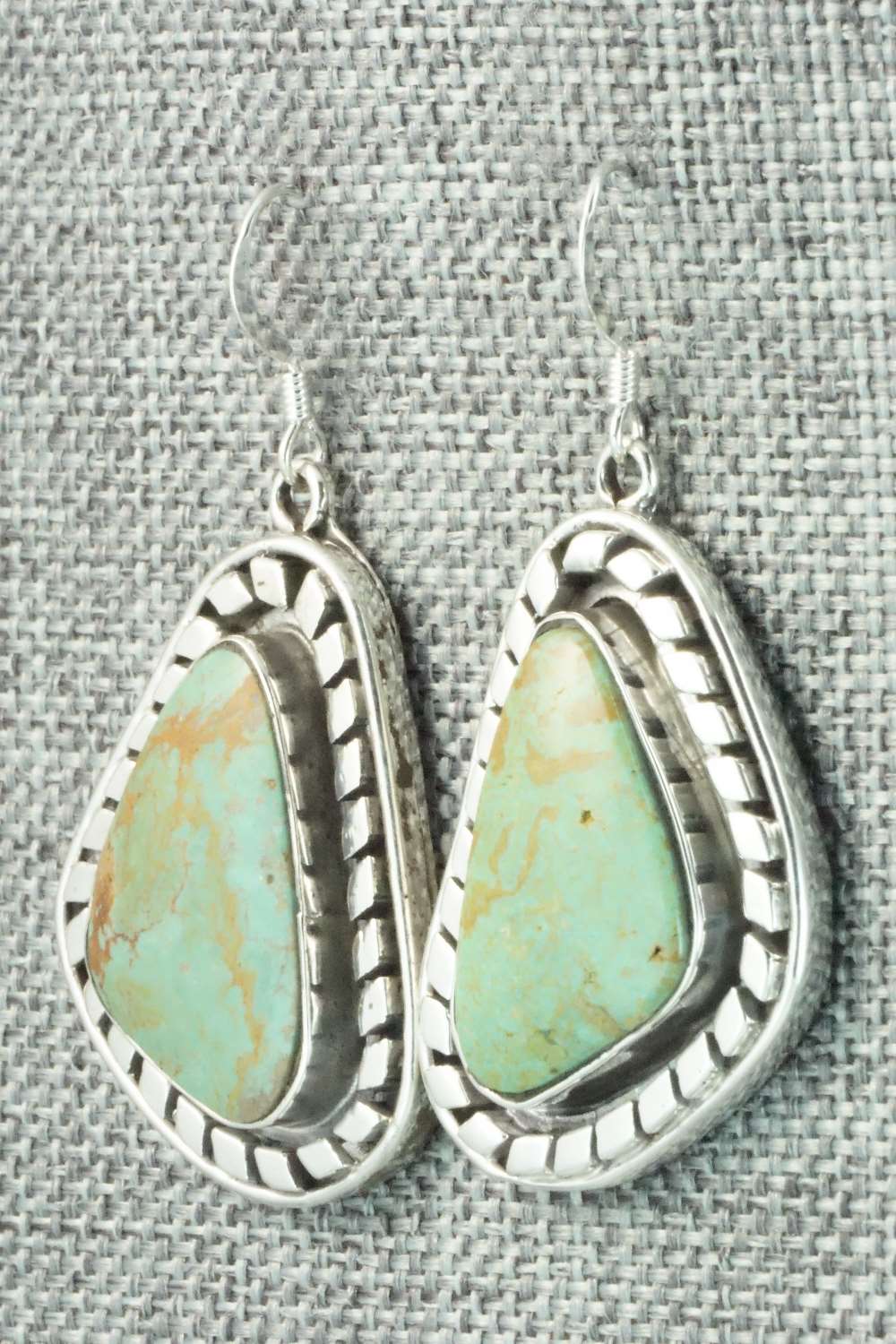 Turquoise & Sterling Silver Earrings - Sharon McCarthy