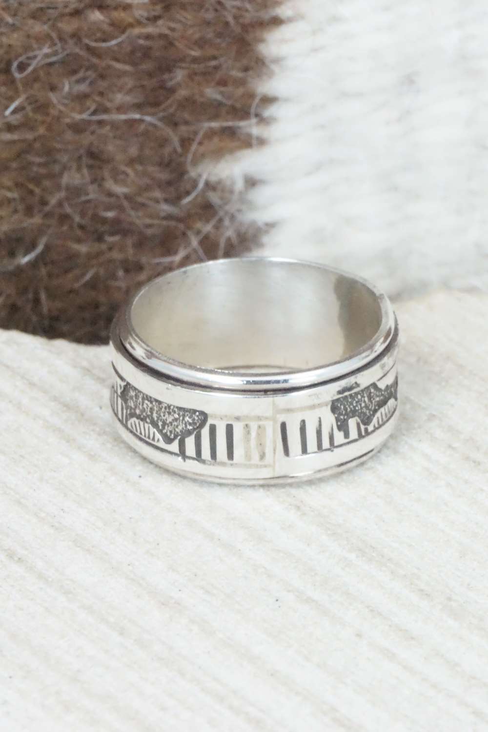 Sterling Silver Ring - Elaine Becenti - Size 9