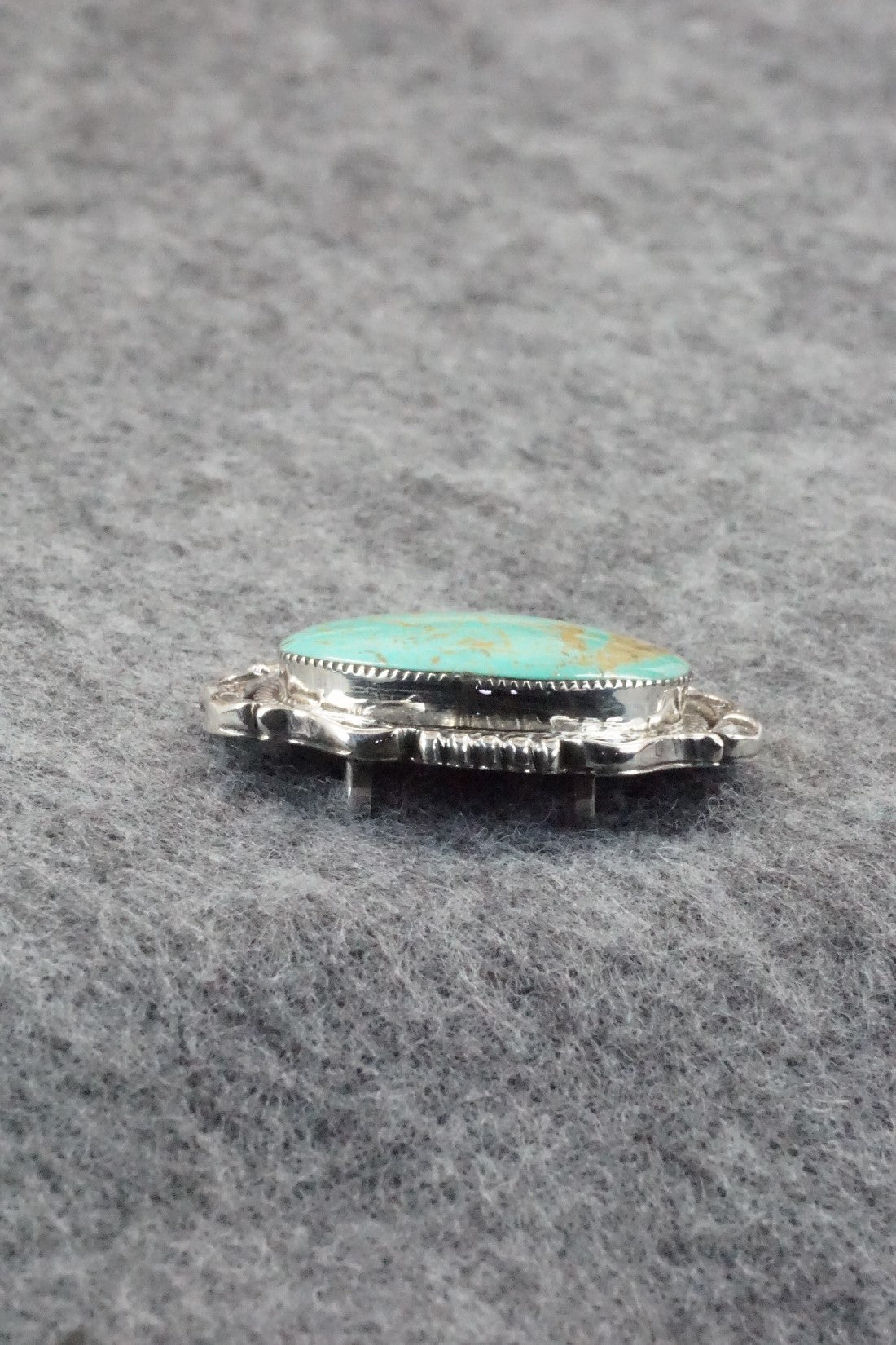 Turquoise & Sterling Silver Pendant - Sadie Jim