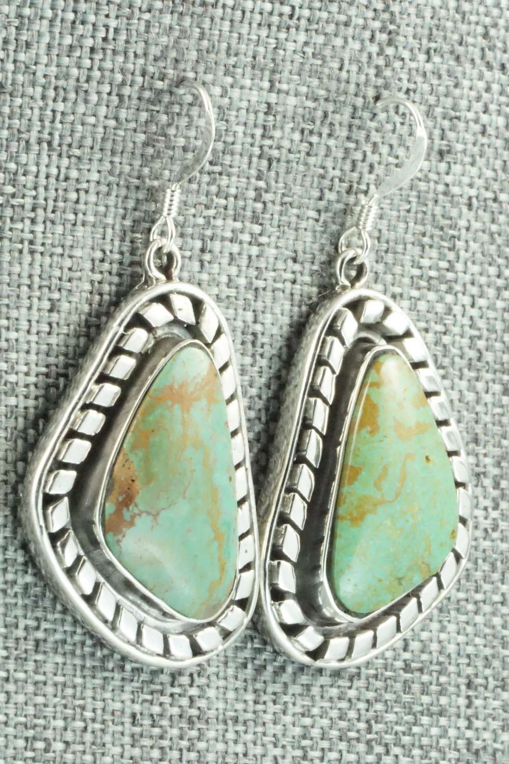 Turquoise & Sterling Silver Earrings - Sharon McCarthy
