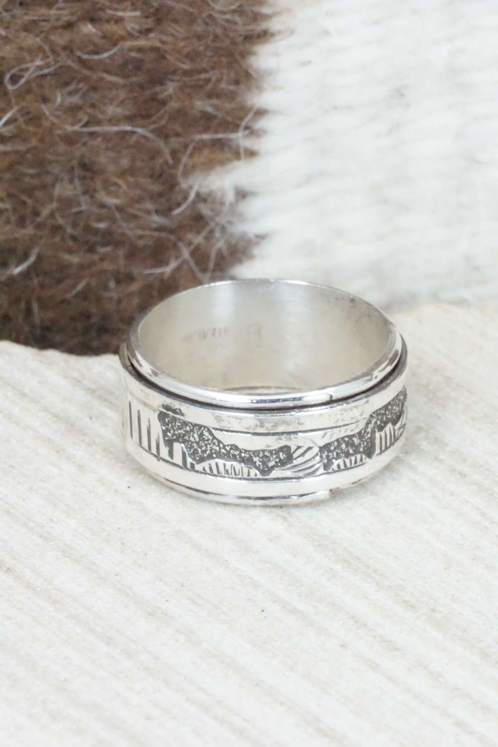 Sterling Silver Ring - Elaine Becenti - Size 9