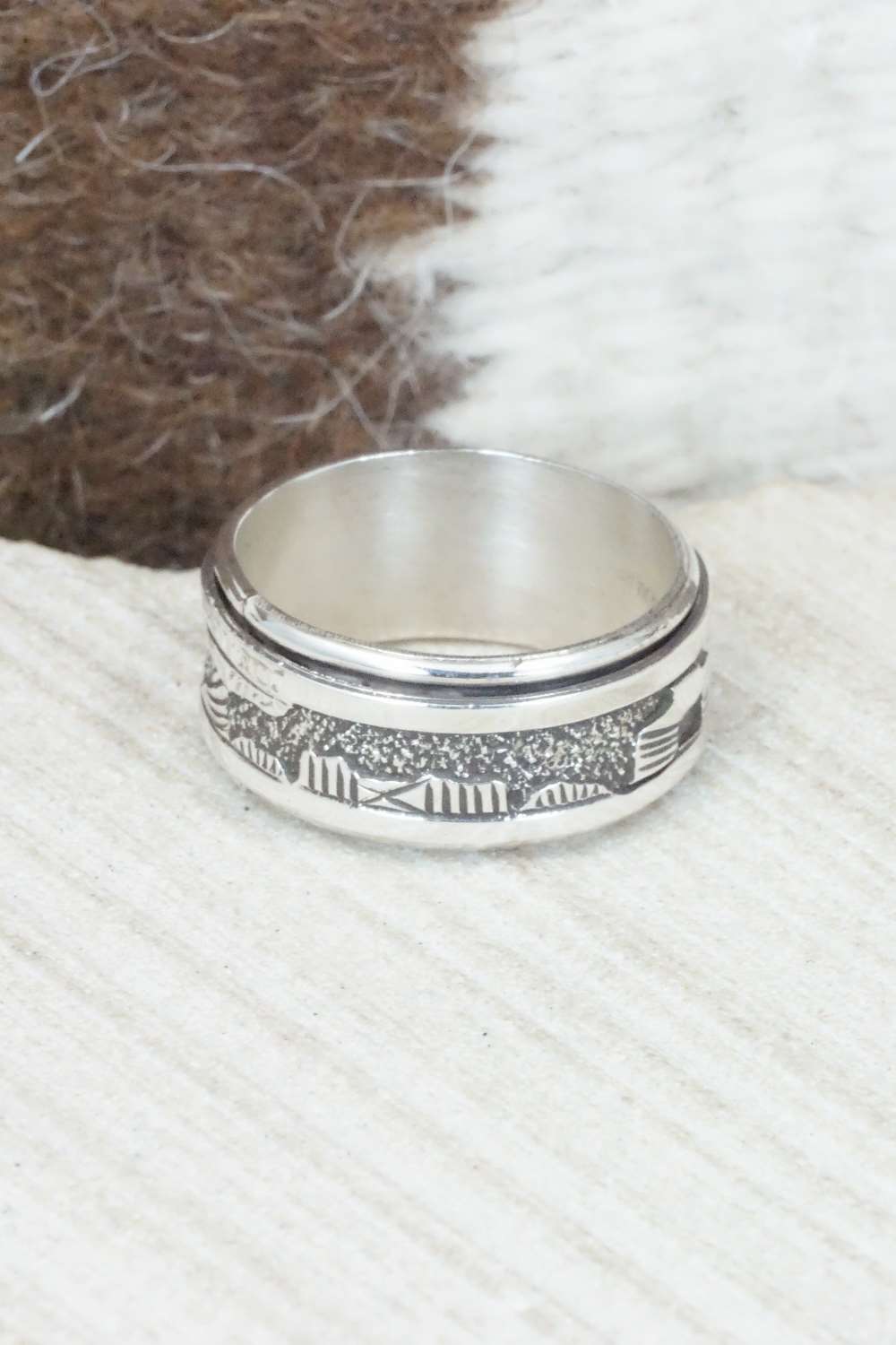 Sterling Silver Ring - Elaine Becenti - Size 9