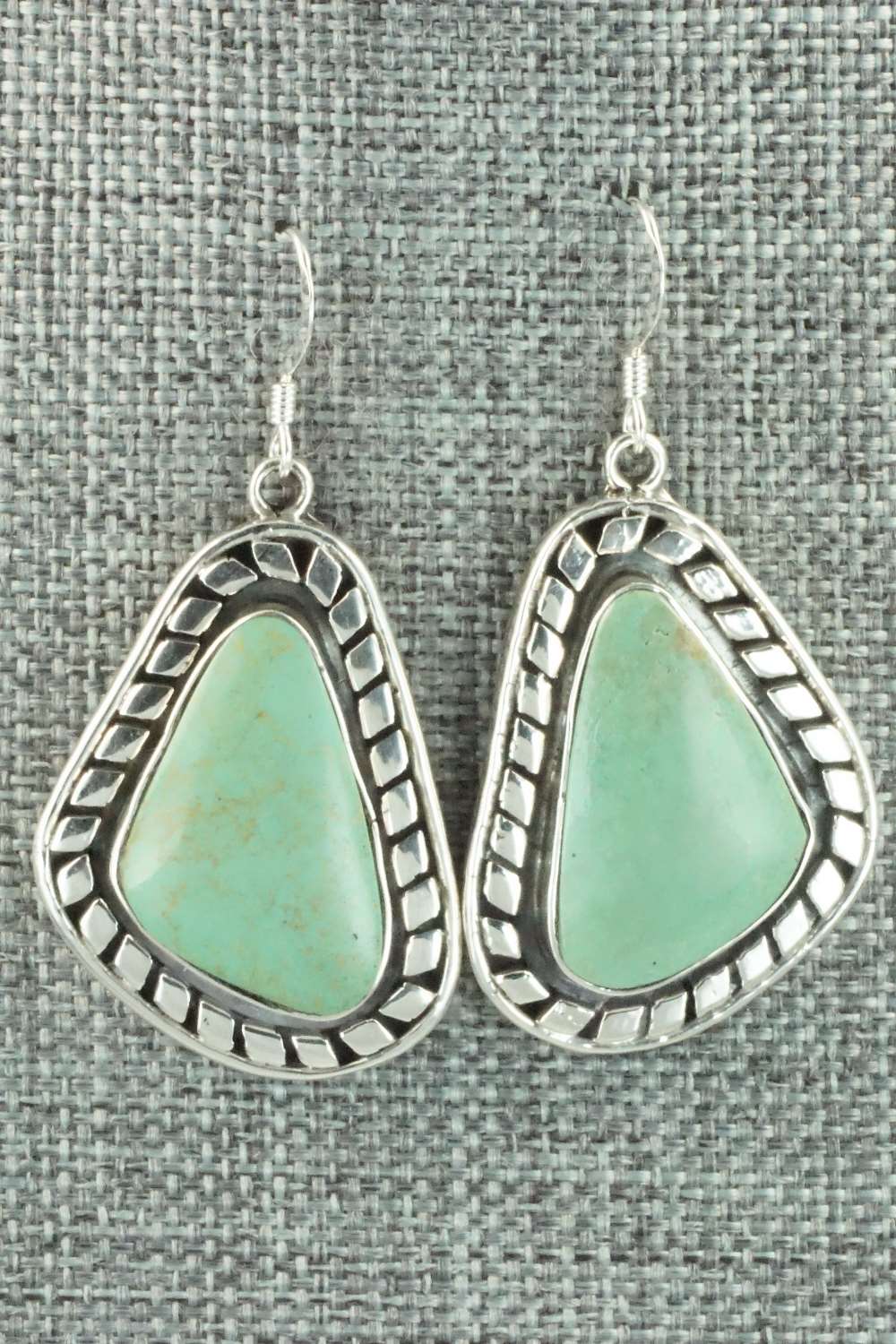 Turquoise & Sterling Silver Earrings - Sharon McCarthy