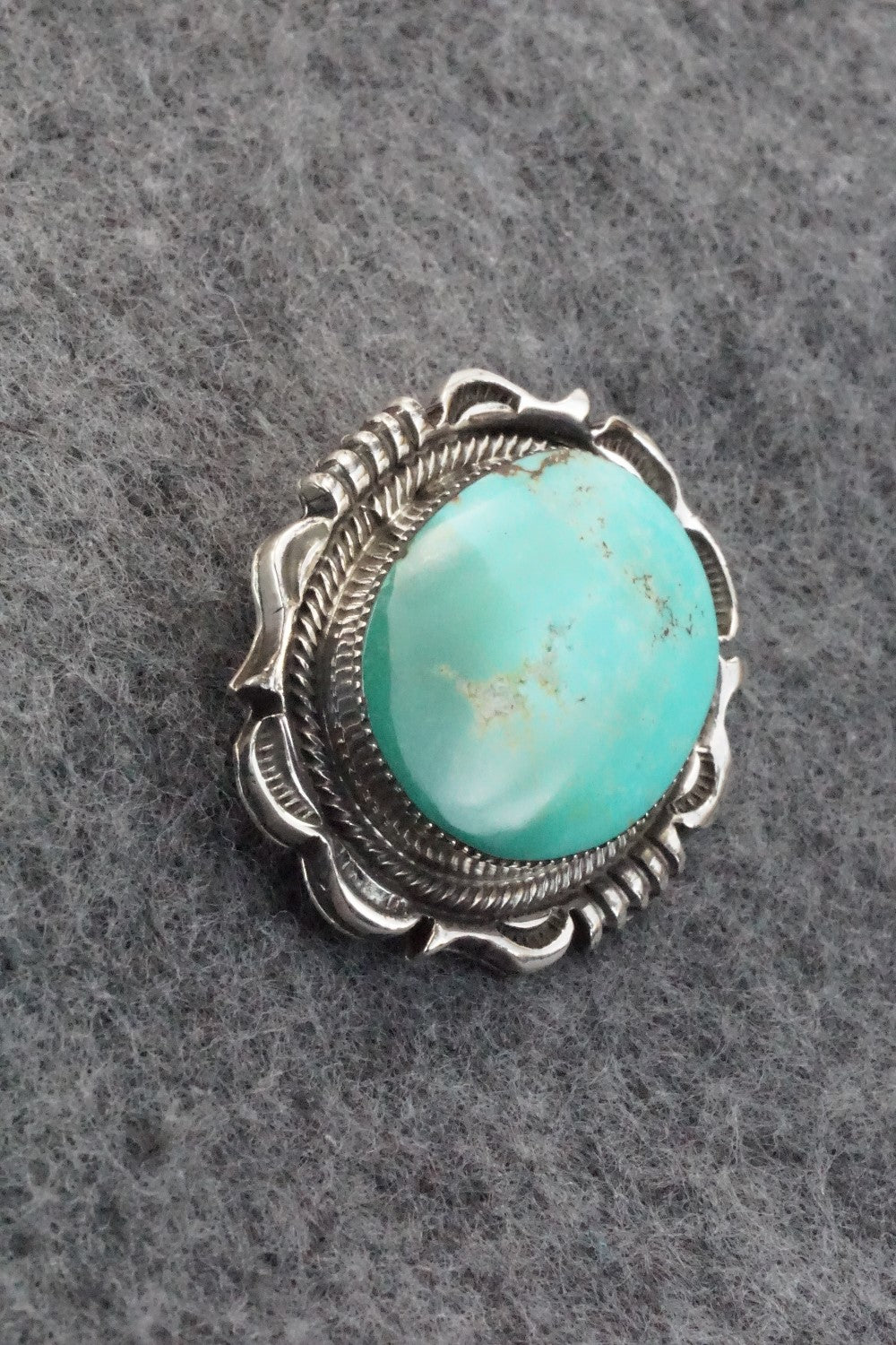 Turquoise & Sterling Silver Pendant - Sadie Jim