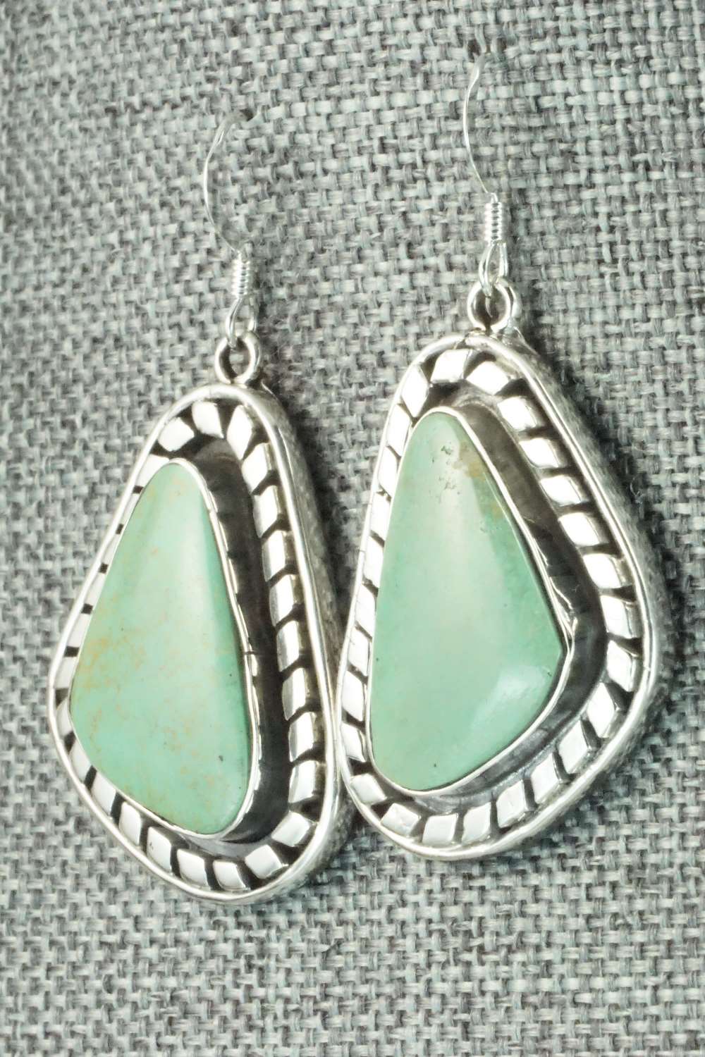 Turquoise & Sterling Silver Earrings - Sharon McCarthy