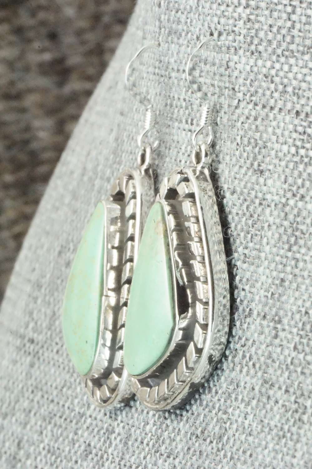 Turquoise & Sterling Silver Earrings - Sharon McCarthy