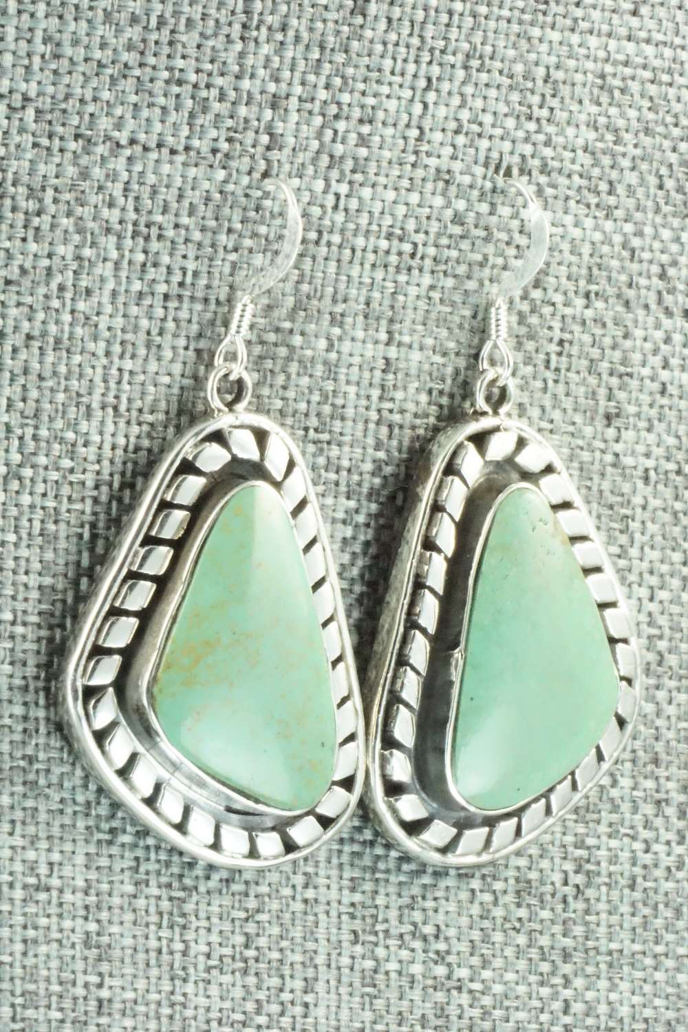 Turquoise & Sterling Silver Earrings - Sharon McCarthy