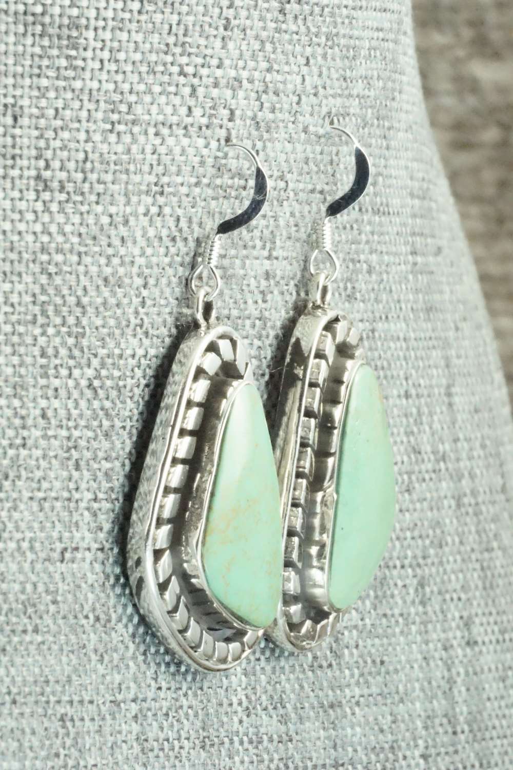Turquoise & Sterling Silver Earrings - Sharon McCarthy