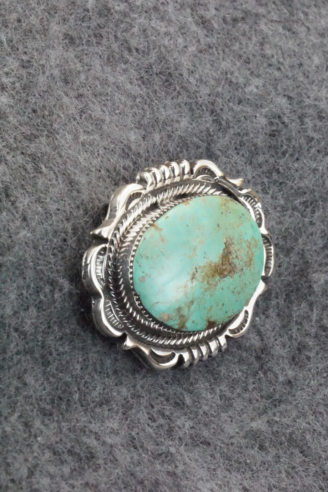 Turquoise & Sterling Silver Pendant - Sadie Jim