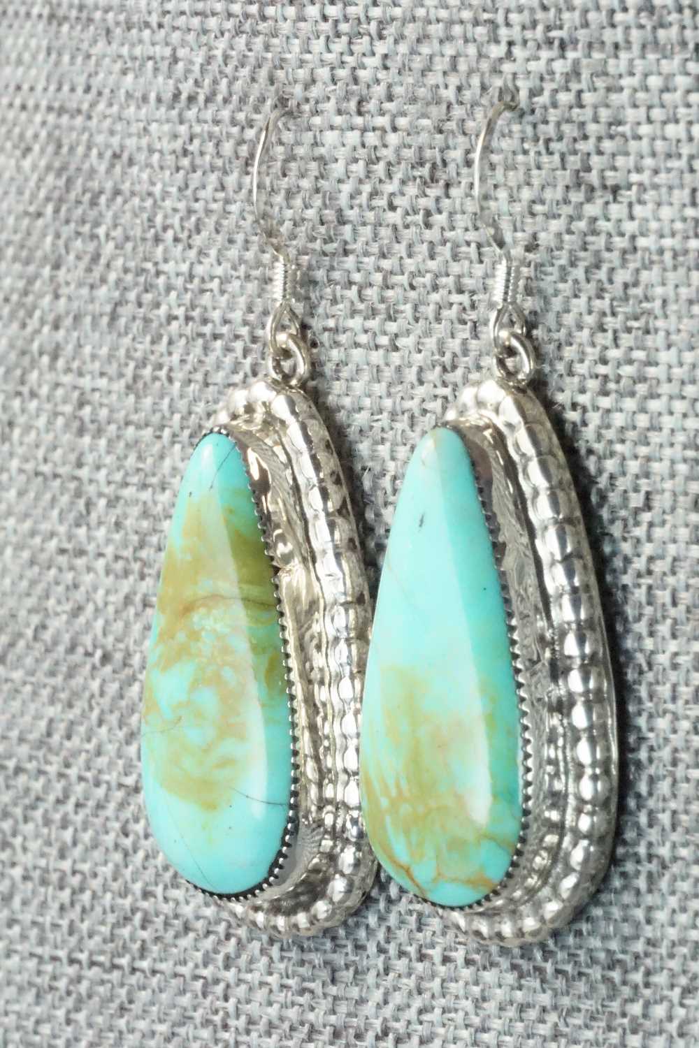 Turquoise & Sterling Silver Earrings - T. Skeets