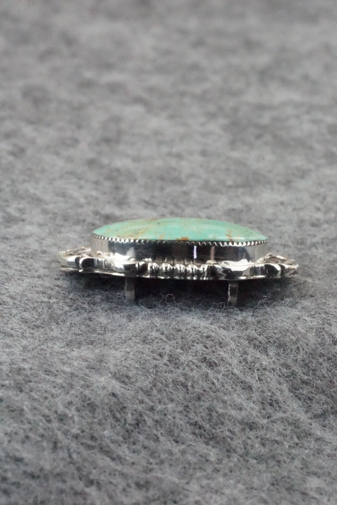 Turquoise & Sterling Silver Pendant - Sadie Jim